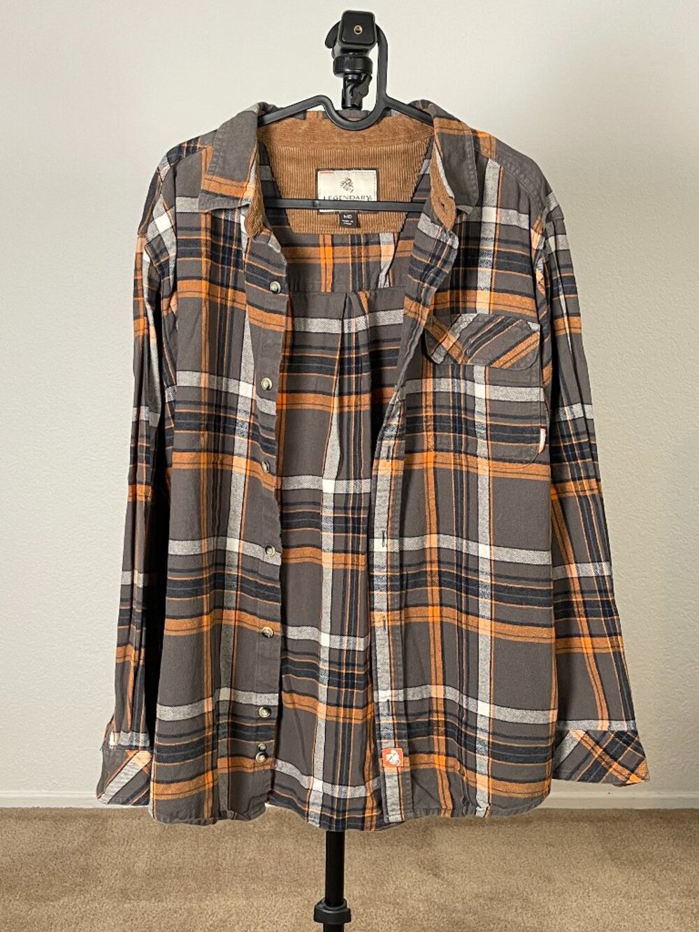 Legendary Whitetails Plaid Flannel Shirt Jacket
